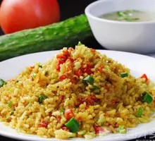 Black Mushroom and Egg Rice