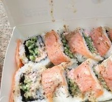 Grilled Salmon Sushi Bowl