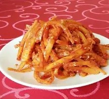 Spicy Stir-Fried Codfish Salad