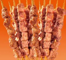 Black Pepper Meat Skewers