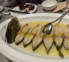 Stewed Spanish Mackerel with Chicken Oil and Ginger Sauce