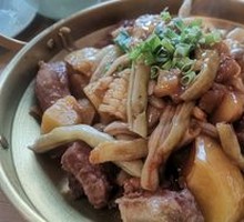 Stewed Pork Ribs with Kidney Beans