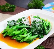Steamed Bok Choy in Soy Sauce