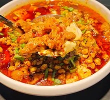Tofu Flower Spicy Pork Slices