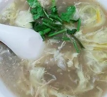 Egg Soup with Egg Mixture