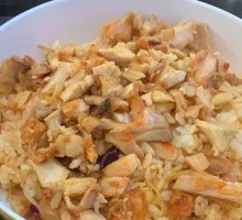 Orleans Grilled Meat Rice Bowl with Sausage and Fried Egg