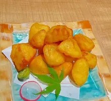 Crispy Potato with Rice Noodles