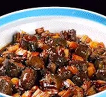 Braised Sea Cucumber with Green Onion