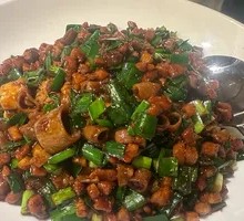 Sea Cucumber Rice Toss