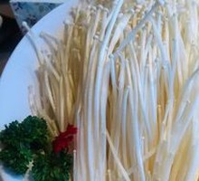 Three-color Enoki Mushroom