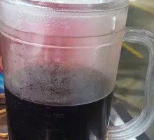 Homemade Plum Syrup Drink