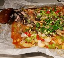 Grilled Fish on Paper