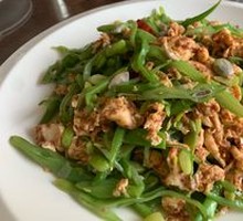 Bean and Shrimp Paste Stir-fry