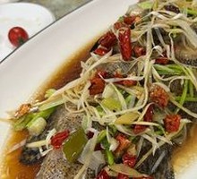 Oil-Poured Sea Bass