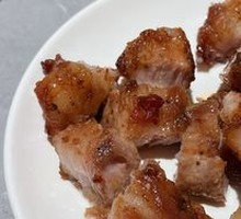 Honey-glazed pork belly