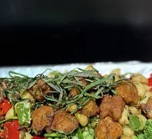 Golden Garlic and Perilla Pork Slices