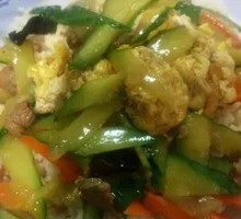 Wood Ear Mushroom and Pork Rice Bowl