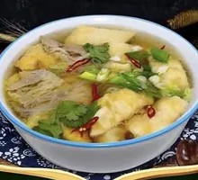 Lamb Soup with Flatbread