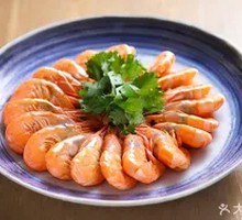 Boiled Shrimp in Salt Water
