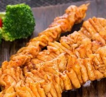 Chicken Skin Skewers