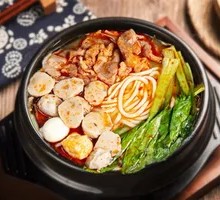 Two Meat and Vegetarian Rice Noodles