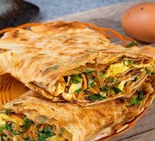 Ham and Whole Grain Vegetable Pancake