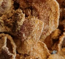 Crispy Pork Belly with Egg Yolk Coating