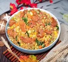 Large Oyster Sauce Pork Fried Rice