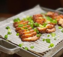 Green Tea Scallion Grilled Meat