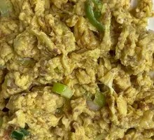 Shrimp Paste Fried Eggs