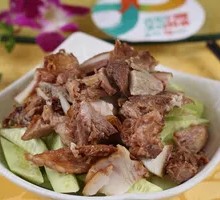 Cucumber with Pork Head Meat