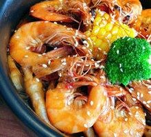 Steamed Prawn Pot