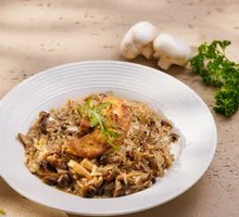 Mushroom Foie Gras Risotto