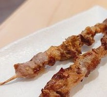 Lamb Skewers on Red Willow Branches