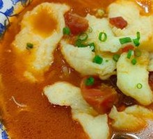 Tomato Fish Spinach Noodles