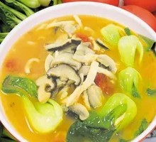 Chicken and Mushroom Noodles