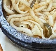 Potato Noodles and Knife-Sliced Noodles Mixed