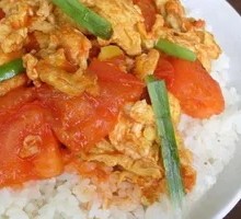 Tomato and Egg Rice Bowl