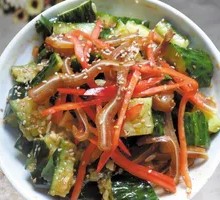 Cucumber with Pig Ear Salad