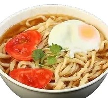 Pan-fried Egg with Preserved Vegetable Noodles