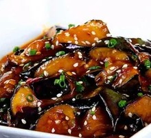 Braised Eggplant Rice Bowl