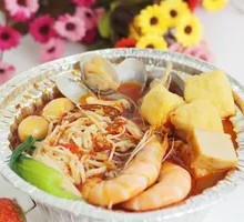 Aluminum-wrapped Scallops Noodles