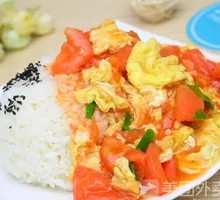 Tomato and Egg Rice Bowl