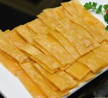 Oil-soaked tofu skin