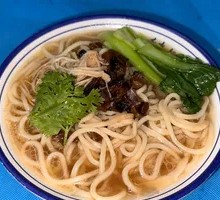 Mushroom Chicken Noodle Soup