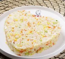 Heart-shaped Yangzhou Fried Rice