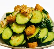 Fried Dough with Cucumber