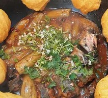 Stewed Fish in Iron Pot