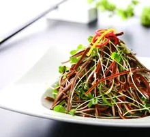 Spiced Black Tofu Skin Salad