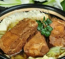 Pork Rib and Chinese Cabbage Stew